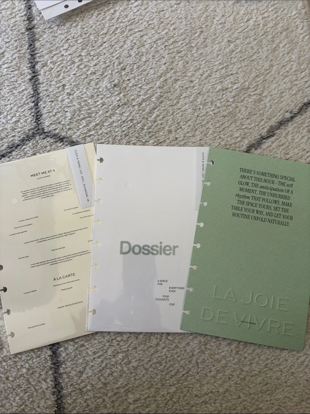 Dossier Disc Bound dashboards
